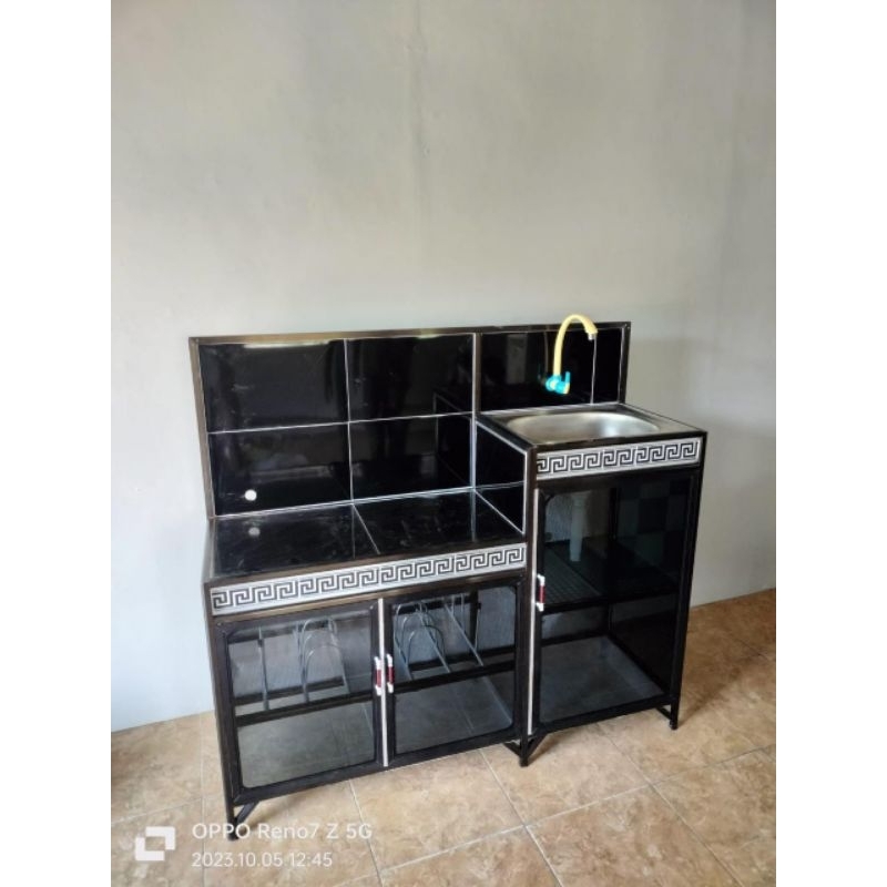 Rak wastafel kompor pintu 3 ( Hanya Semarang)