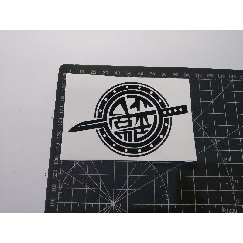 

stiker cutting Kamen rider black
