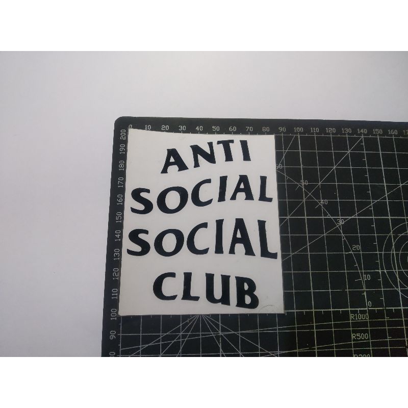 

stiker cutting anti social social club