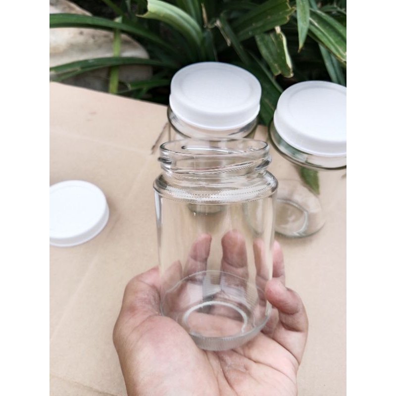 Botol kaca jar 300ml / Jar kaca 300ml / Toples kaca 300ml