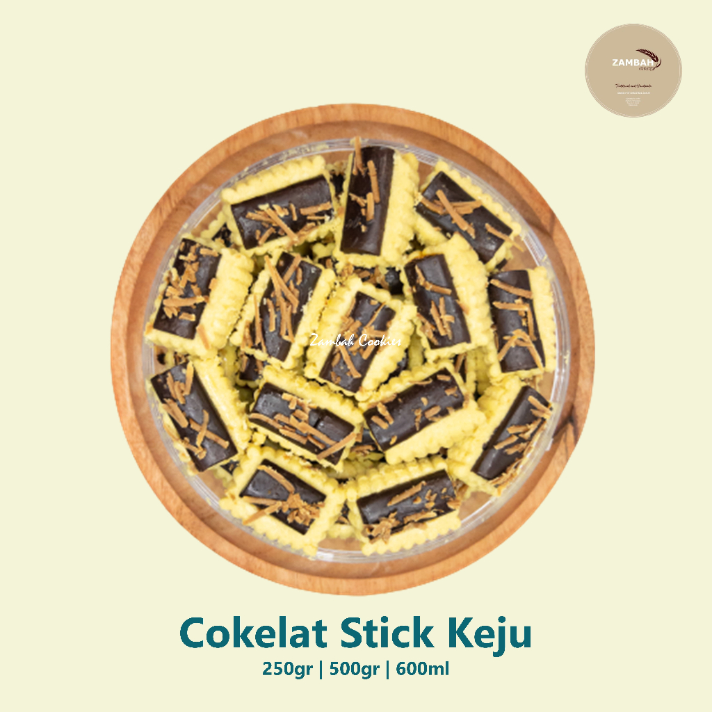 

Kue Kering Cokelat Stick Keju