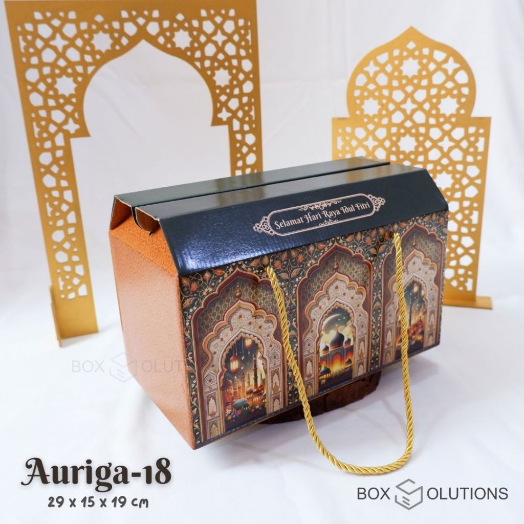 

box auriga eid 18 / box hampers lebaran / box toples idul fitri - 29x15x19 cm (BIG SIZE)
