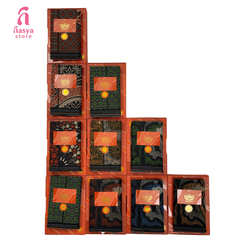 Sarung BHS Infinity Gold Motiv V34 CBA Sarung BHS Original Sarung BHS Batik BHS Gold Original