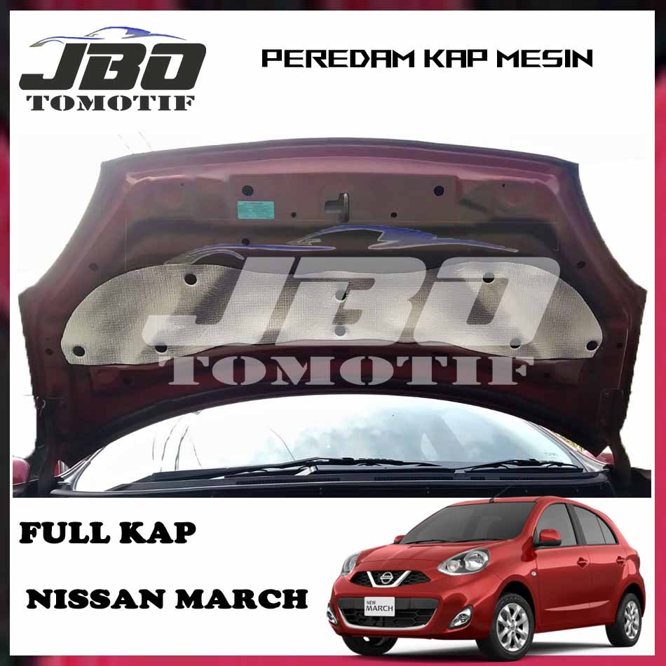 Peredam Panas Kap Mesin Mobil March pelindung kap mesin mobil