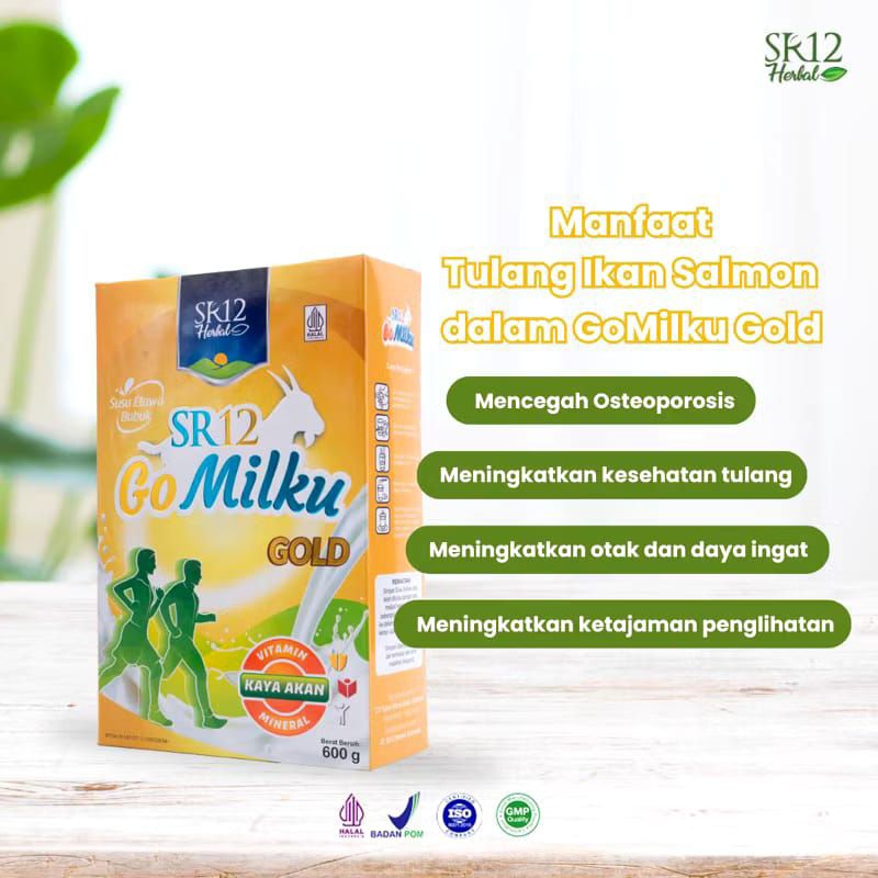 

GO MILKU SR12 GOLD SUSU KAMBING ETAWA 200gr & 600gr HALAL BPOM MENINGKATKAN KESEHATAN IMUN TUBUH MELANCARKAN ASI