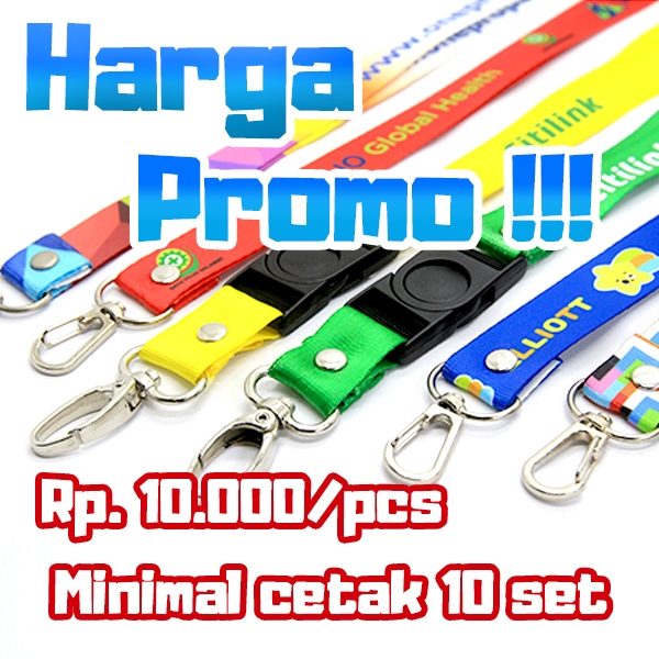 

TALI ID CARD I LANYARD CETAK SUBLIM 2 CM MINIMAL 1 0 PCS