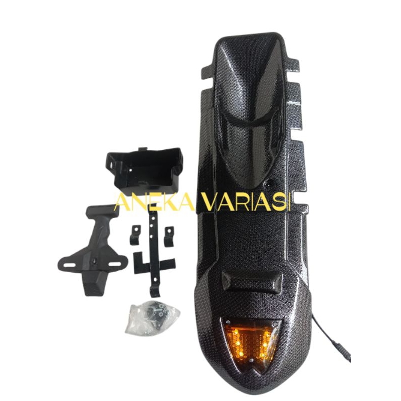 NEW MOTIF WARNA CARBONE KEVLAR WTP undertail selancar kolong variasi Yamaha Vixion old lama OVI