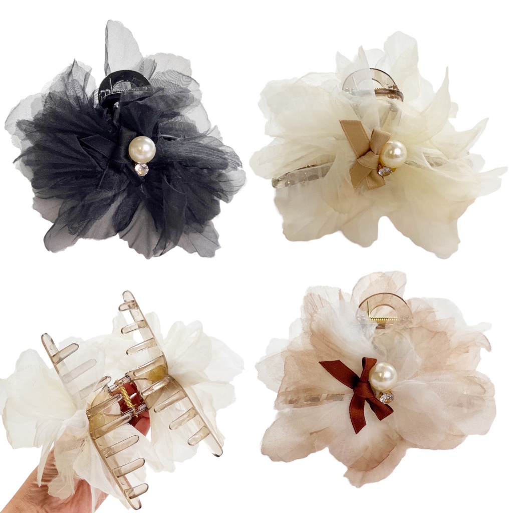 W Accessories Jepit Rambut Kain Bunga 71101500