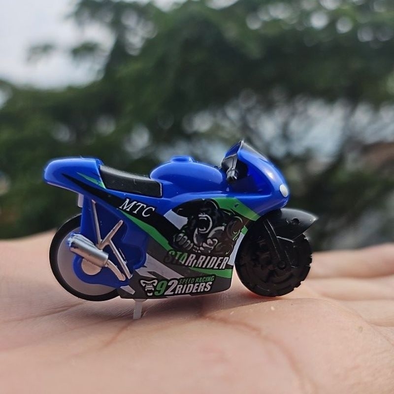 motor GP spin go star rider kecil / mainan moto GP / miniatur motor GP/ motor rossi / mainan anak mu