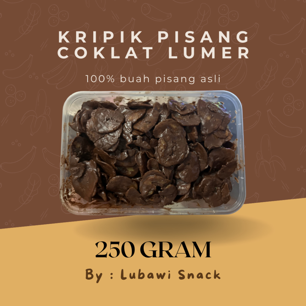 

KERIPIK PISANG COKELAT LUMER 500 GRAM | KERIPIK MAKANAN