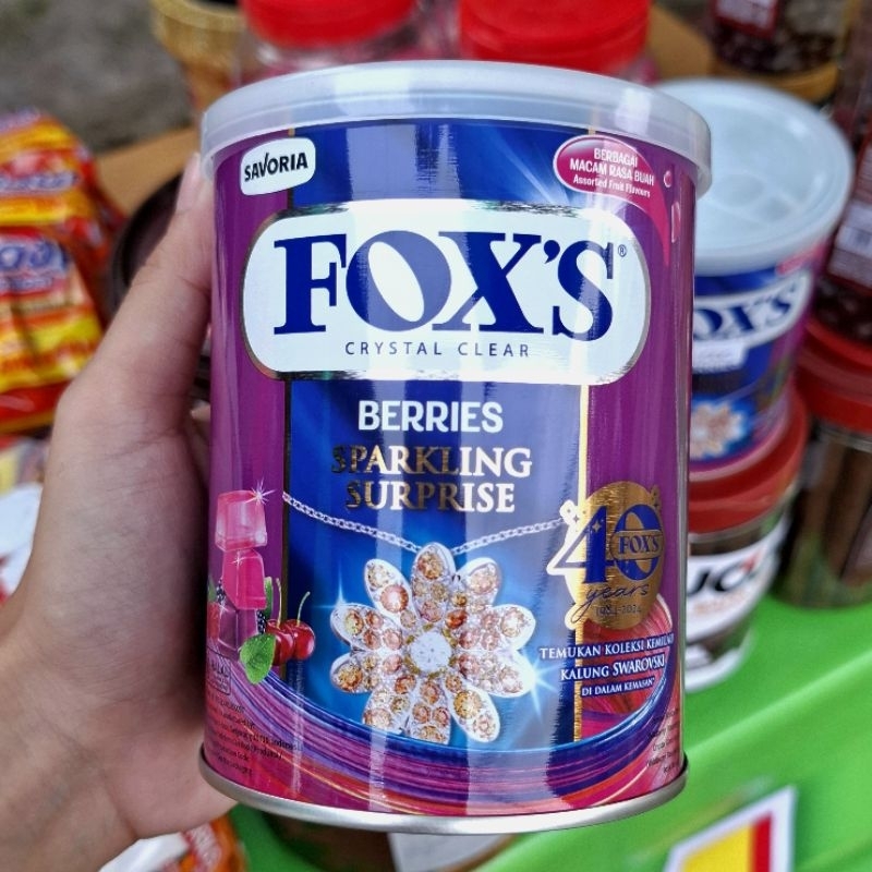 

Permen FOX Crystal Clear Aneka Rasa Berry