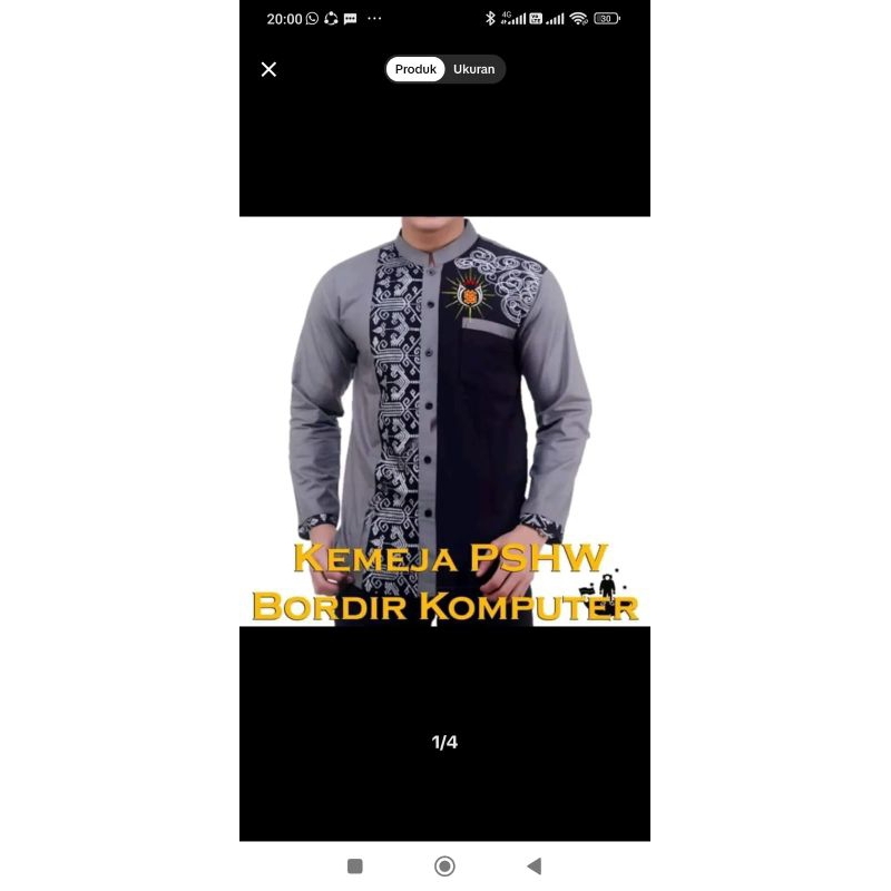 KEMEJA PSHW BORDIRNYA