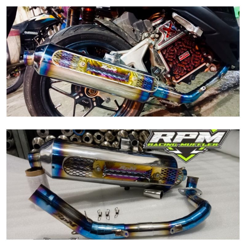 Knalpot Standar Racing Vario 125 new - Vario 150 New