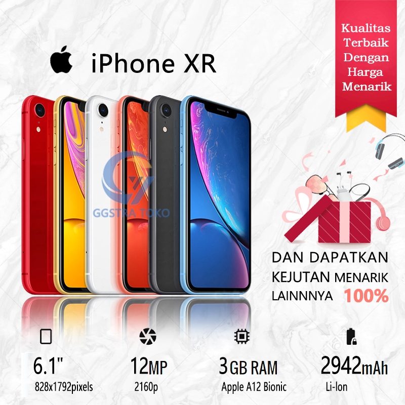 iPhone XR  64GB 128GB 256GB second original  seken mulus