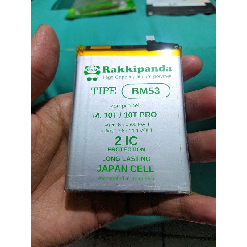 BATERAI RAKKIPANDA BM53 MI10T MI10T PRO MASIH GARANSI ( BEKAS PEMAKAIAN DI POCO F3 )