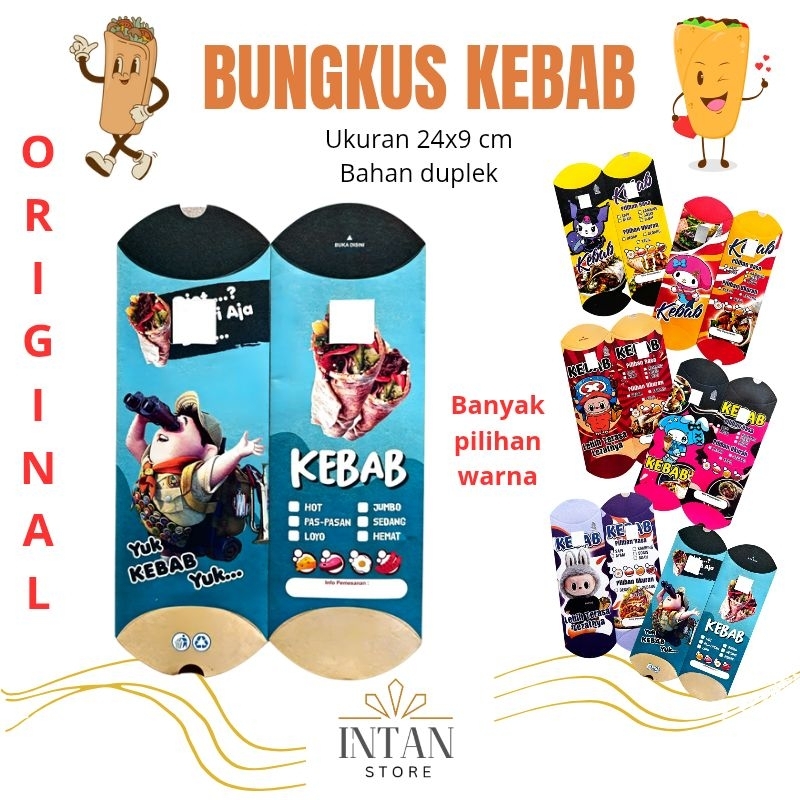 

Box Kebab Murah dan Praktis | Kemasan Kebab Duplek | Ukuran 24x9cm