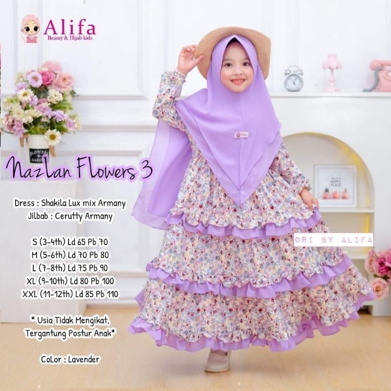 NAZLAN FLOWER 3  KIDS BY ALIFA