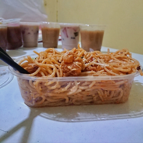 

Spaghétti Séhat + Aîyam Manis, BANYAK kenyang