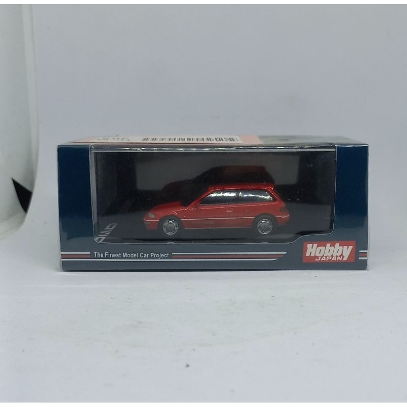 hobby japan honda civic (ef9) sir II red diecast 1/64 (t)