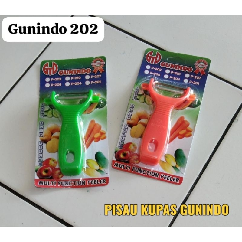 GUNINDO PISAU KUPAS BUAH | GUNINDO KECIL BESAR 202 205 | PISAU SERBAGUNA GUNINDO 202 205