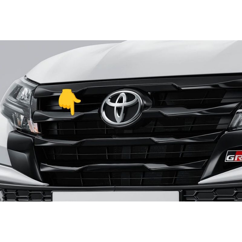 List Lis Chrome Grill Bemper depan all new Rush GR 2024 original