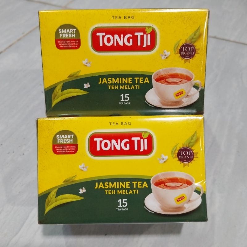 

(dix collection) TONG DJI JASMINE TEA TEH MELATI 1 BOX ISI 15 KANTUNG TEH CELUP (DAUN TEH BUNGA MELATI)