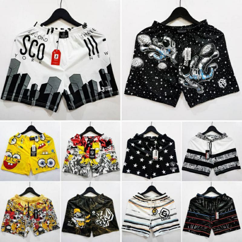 BOXER DEWASA / BOXER KARAKTER / BOXER PRINTING / BOXER SURFING PANTAI