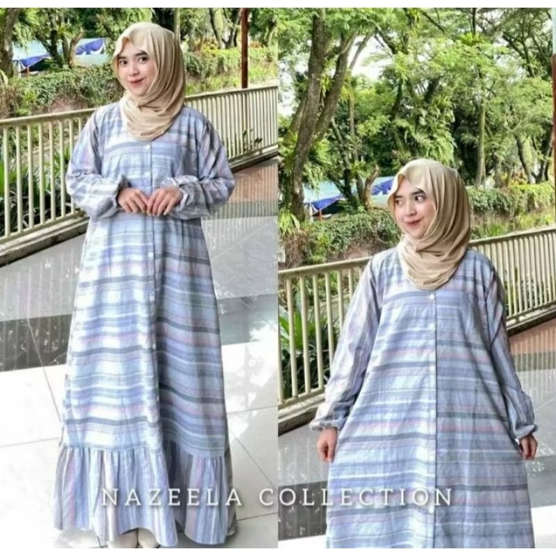 GAMIS SALUR JUMBO SIZE BAHAN KATUN  TRISET