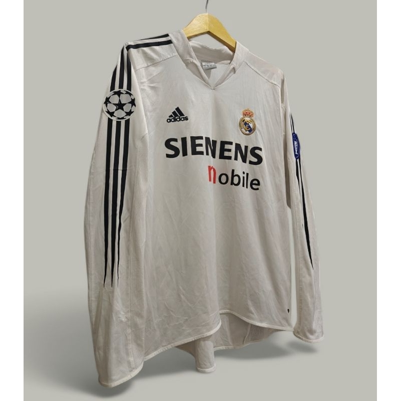 Jersey original real madrid 2004/05 size L nns 5 zinedine zidane