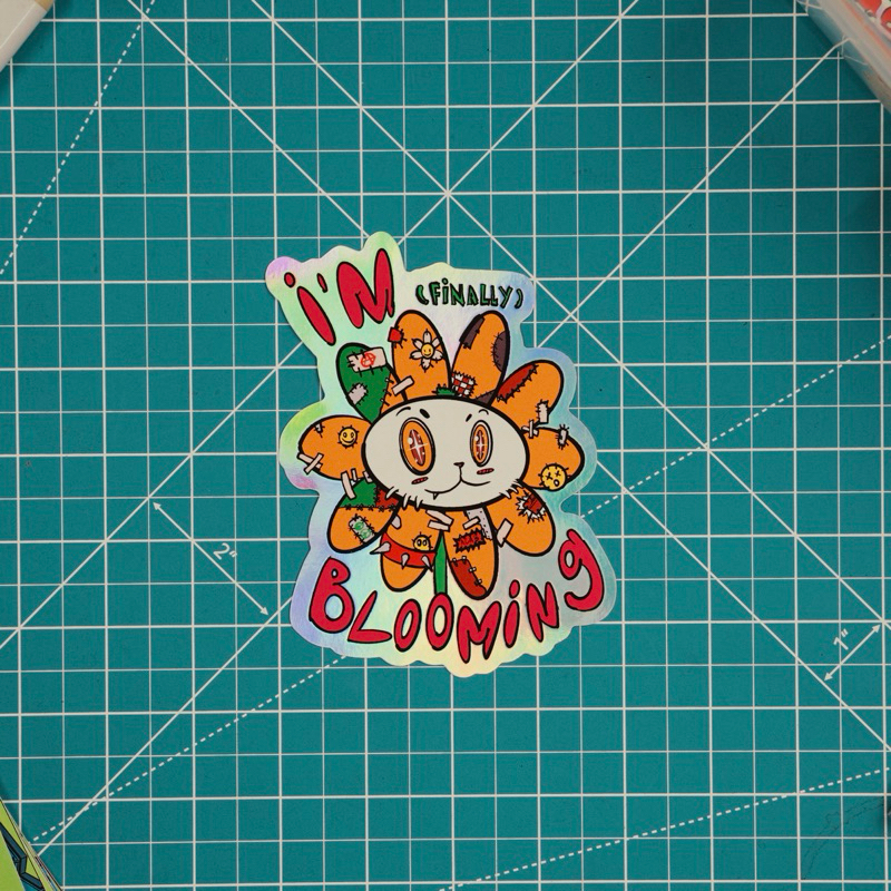 

[STICKER] Blooming Cat