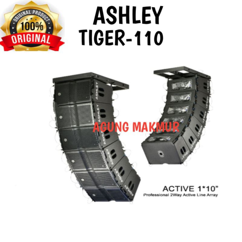 SPEAKER LINE ARRAY AKTIF 10" ASHLEY TIGER-110 ORIGINAL - Speaker Line Array Ashley Tiger110 - Ashley