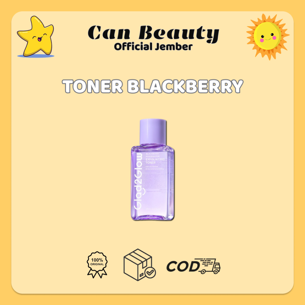[ TERLARIS ] TONER BLACKBERRY EXFOLIATING GLAD2GLOW