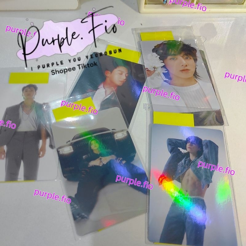

Sticker Golden Free Photocard Hologram Golden Jungkook BTS