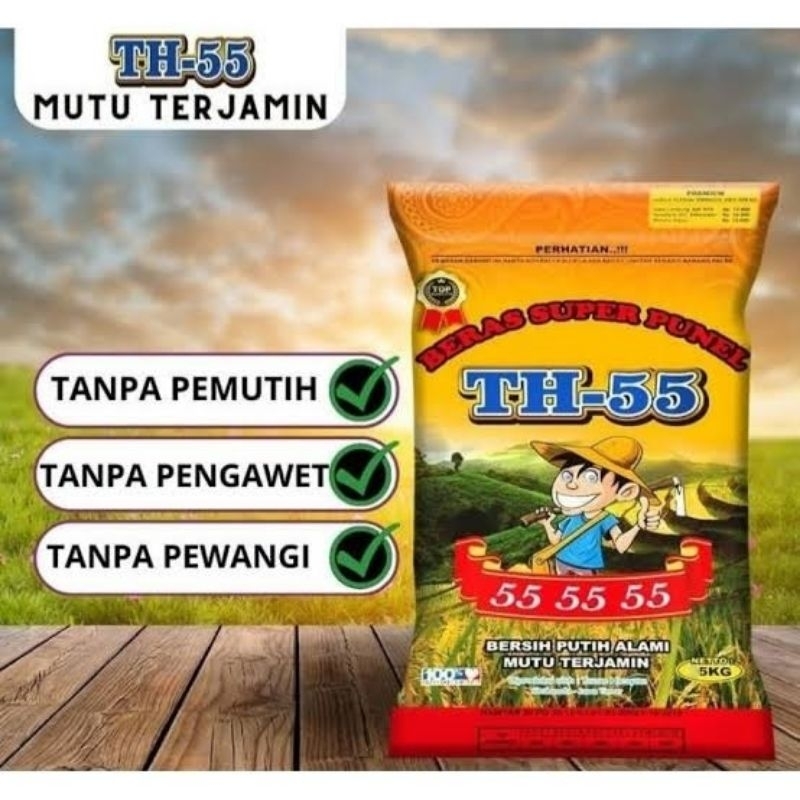 

beras premium th 55 asli situbondo