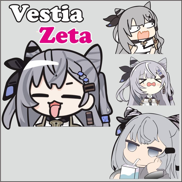 

Stiker Anime Vestia Zeta Sticker Anime Satuan Anti Air Sticker Tumblr Laptop| Stiker Koper Helm