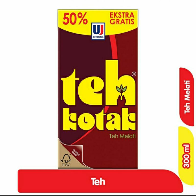 

ULTRA TEH KOTAK melati 300ml