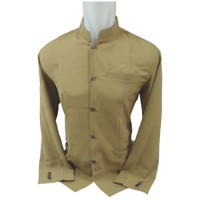 Jas Mandarin Jasko Kerah 1 / Jas Koko Pakaian Muslim Pria Dewasa dan Anak Remaja Laki-Laki