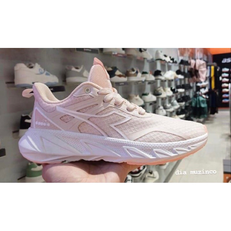 DISKON DIADORA MUZINCO RUNNING PINK WOMEN ORIGINAL STORE