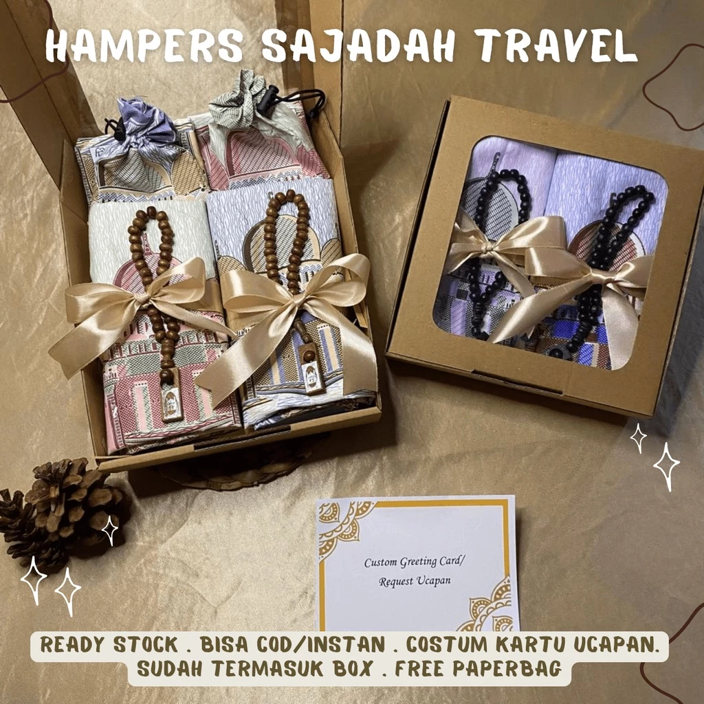 HAMPERS SAJADAH TRAVEL || Hampers THR Lebaran Pernikahan Ulang Tahun