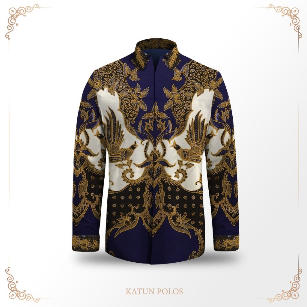 Kemeja batik tulis asli pekalongan original Kemeja batik pria lengan panjang Kemeja batik cowok jumb