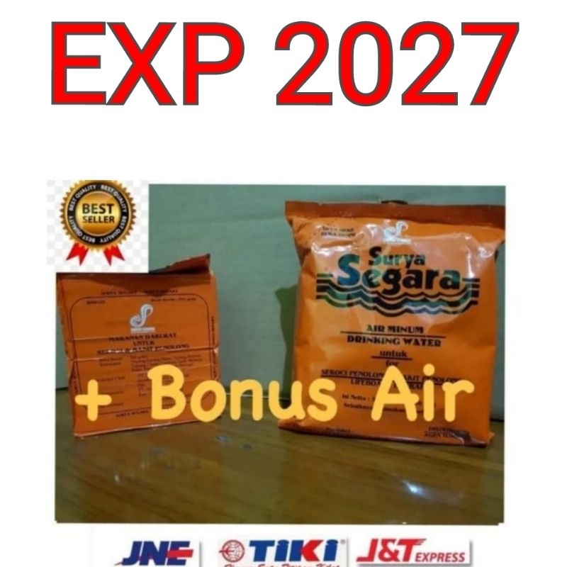 

Survival Food / emergency water / MRE / Ransum / tas siaga bencana / makanan darurat