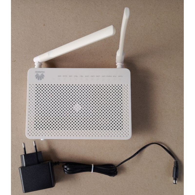 Modem / Ont HUAWEI GPON  HG8245H5 Port BIRU  + Adaptor