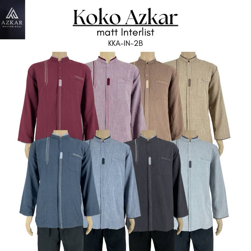 BAJU KOKO MUSLIM LENGAN PANJANG DESAIN-2