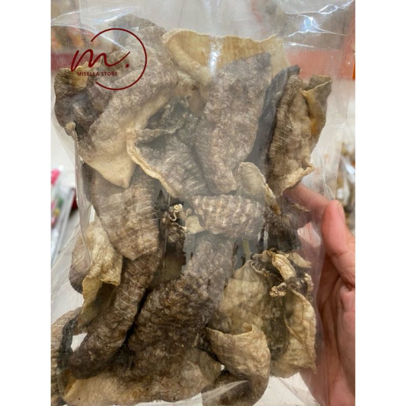

Kerupuk Kulit Ikan Patin Berat 70 Gram