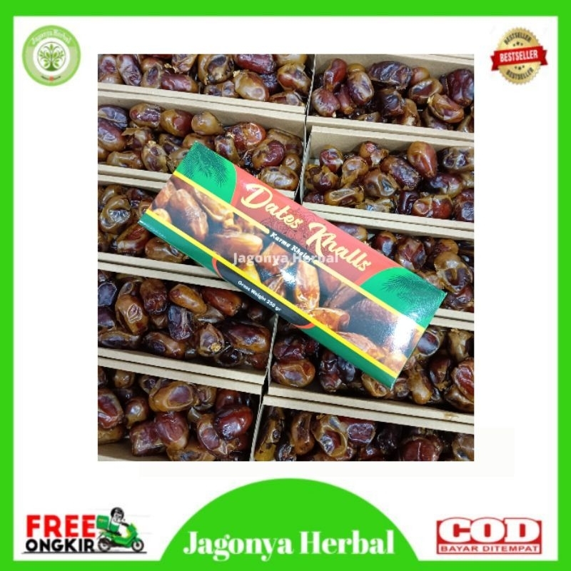 

KURMA KHALAS SA'AD KEMASAN KOTAK ISI 250 GR - OLEH OLEH HAJI UMROH