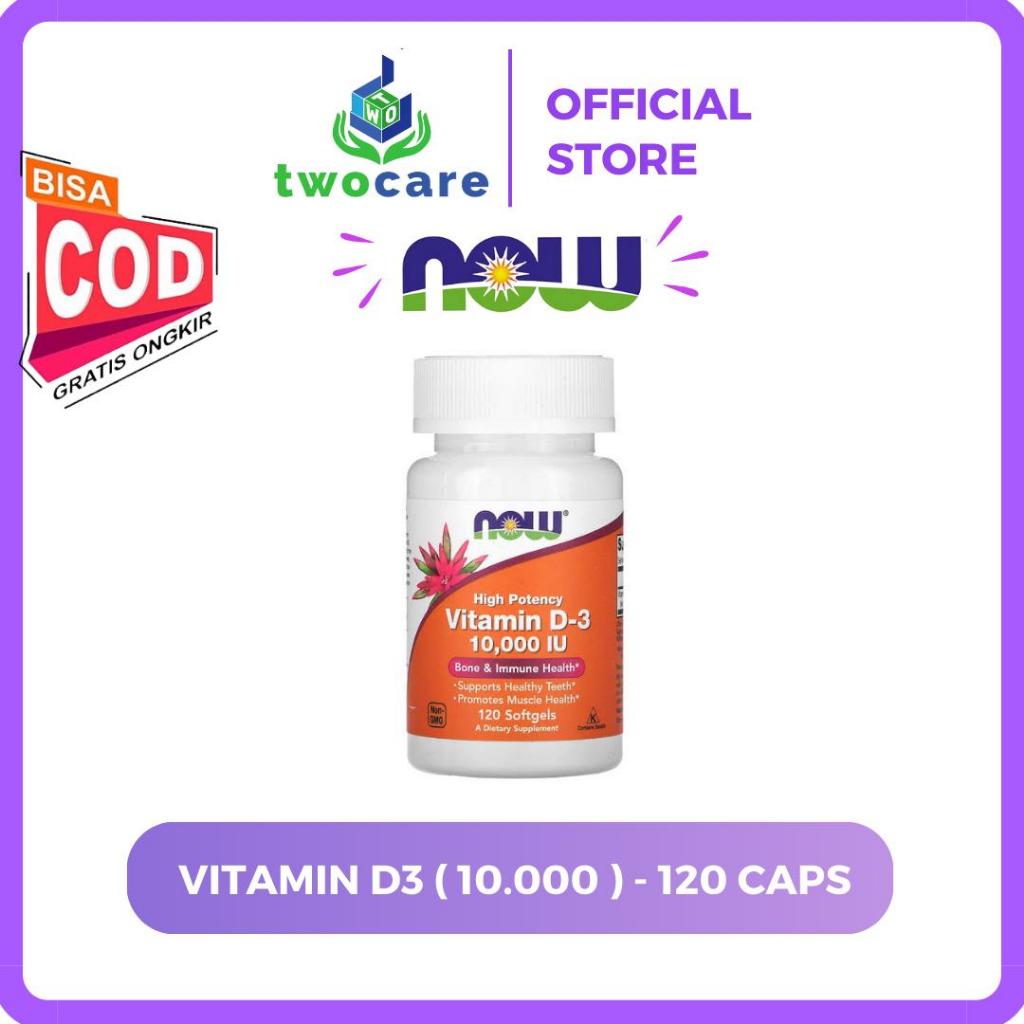 Now Foods Vitamin D-3 10000 IU 120 Softgels Vitamin D3