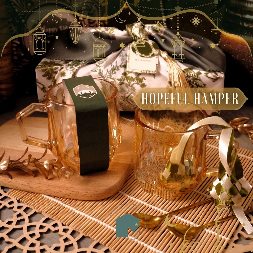 

Paket hampers ied lebaran parcel ramadan parsel HOPEFUL idul fitri hamper gelas ramadhan hari raya hadiah kado gift premium tableware