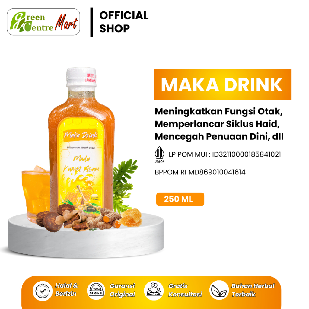 

Maka Drink/Jamu kunyit asam / jamu tradisional / minuman jamu sehat