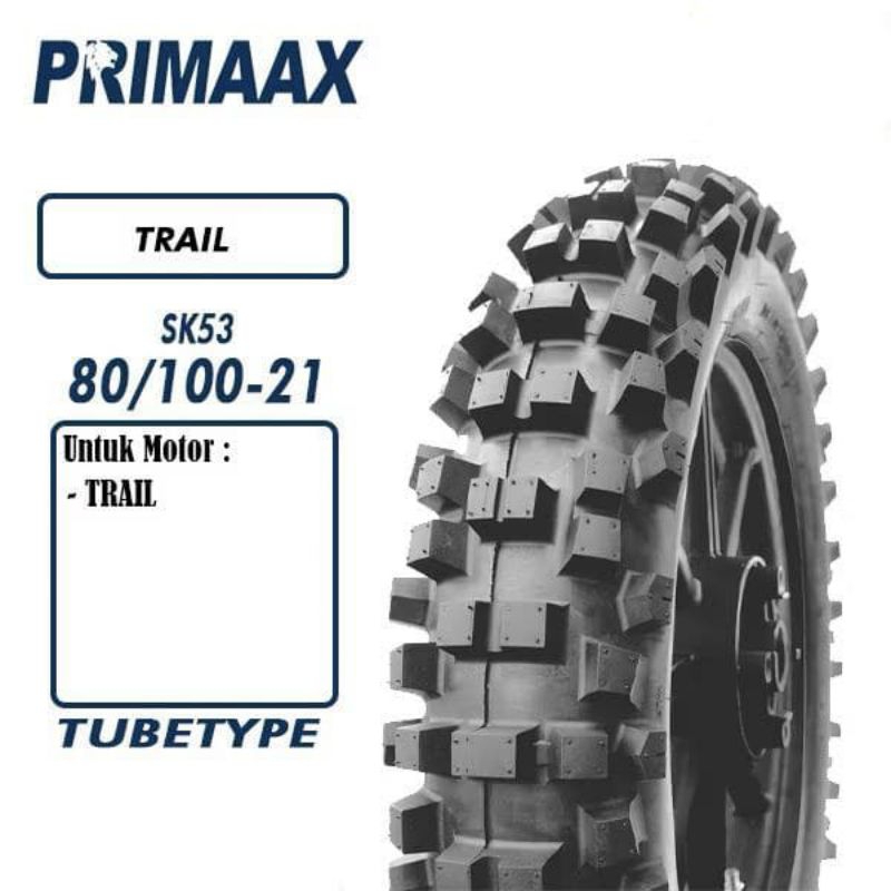 BAN LUAR PRIMAX SK53 CROZILLA 80/100-21 100/100-18 TUBETYPE