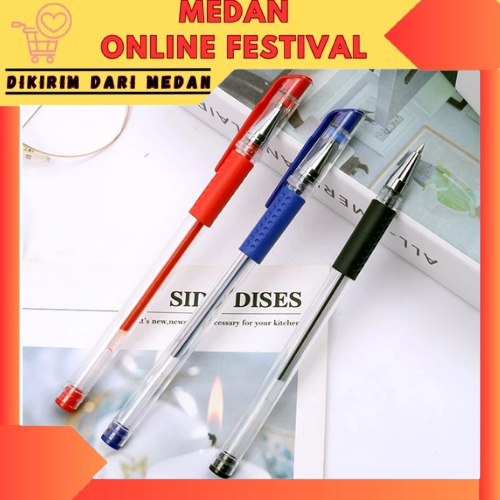 

PNG001 Pulpen Gel Ink 0.5Mm Alat Tulis Kantor Sekolah Pena Pen Gel Tinta Cair Standart